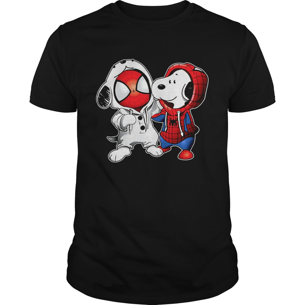 Baby Spiderman And Snoopy Shirt